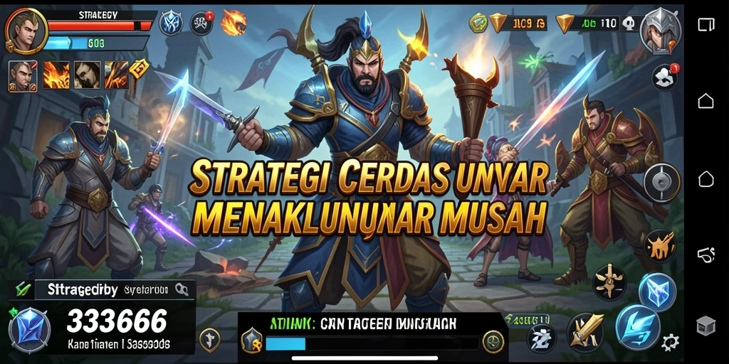 Tampilan antarmuka <strong>333666</strong> yang menampilkan aksi strategi intens.