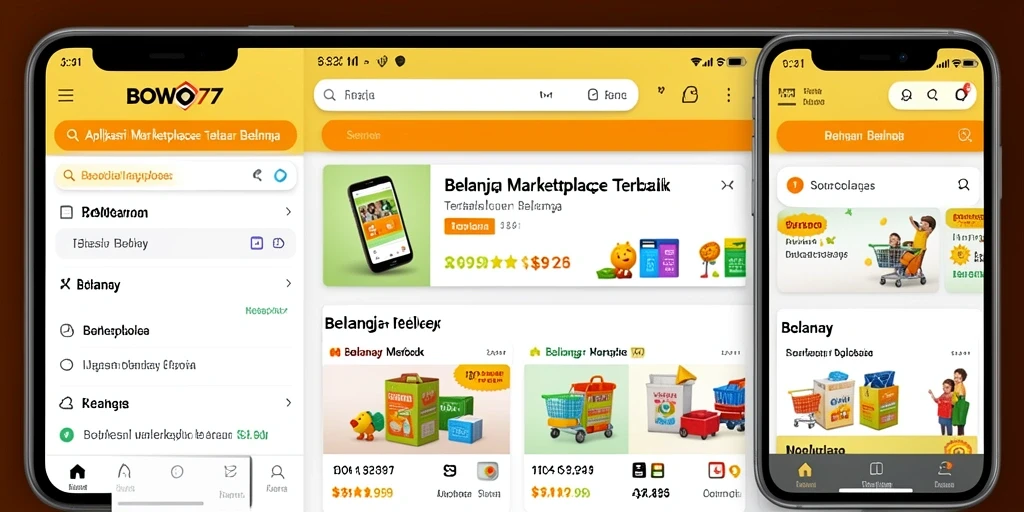 Tampilan antarmuka BOWO77 yang mudah digunakan untuk belanja online.