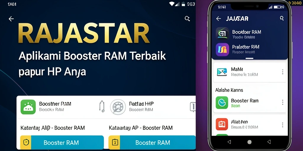 Tampilan antarmuka RAJASTAR yang intuitif dan mudah digunakan.